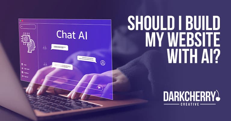 Should I build my website with AI?