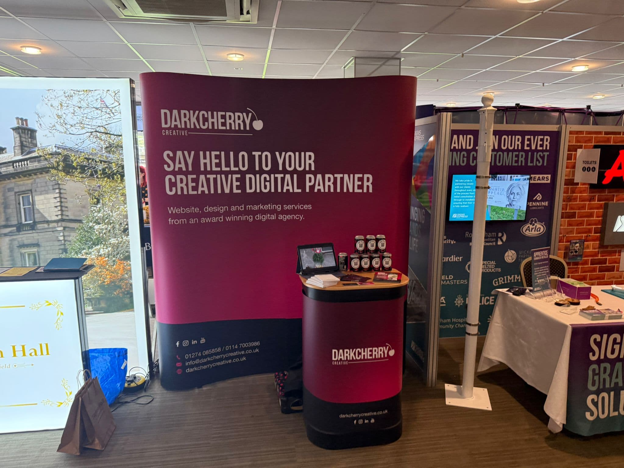 Dark Cherry Creative at the Rotherham & Barnsley Expo